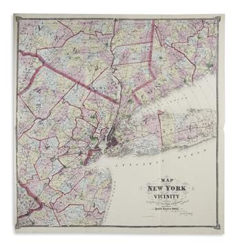 BEERS, F.W. Atlas of New York and Vicinity.